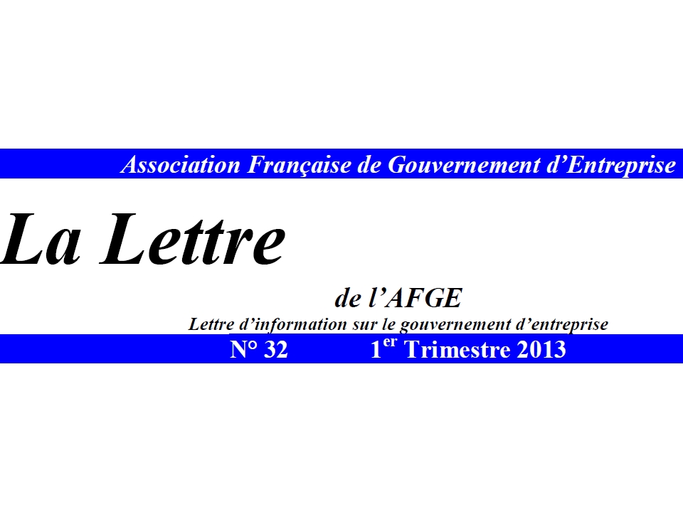 AFGE Lettre N°32